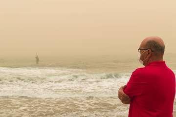 Telde advierte del peligro del baño en las playas del municipio (Foto Antonio Rico)